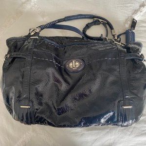 Coach patent leather bag